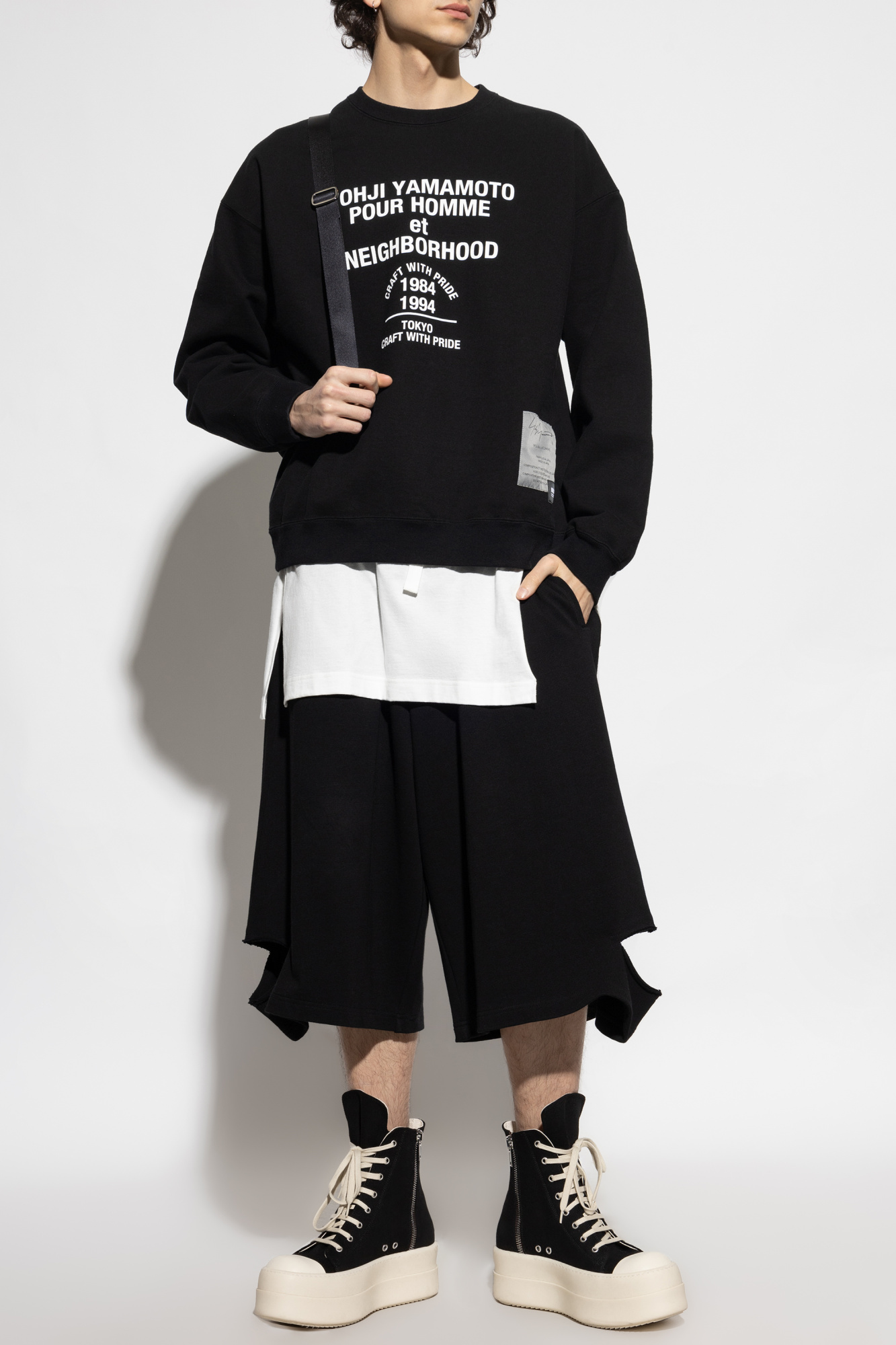 Yohji Yamamoto Printed sweatshirt | Men's Clothing | Vitkac
